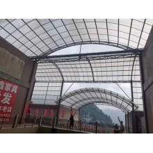 大跨度鋼架，網(wǎng)架采光頂棚用輕型防火阻燃陽光板耐力板聚碳酸酯板